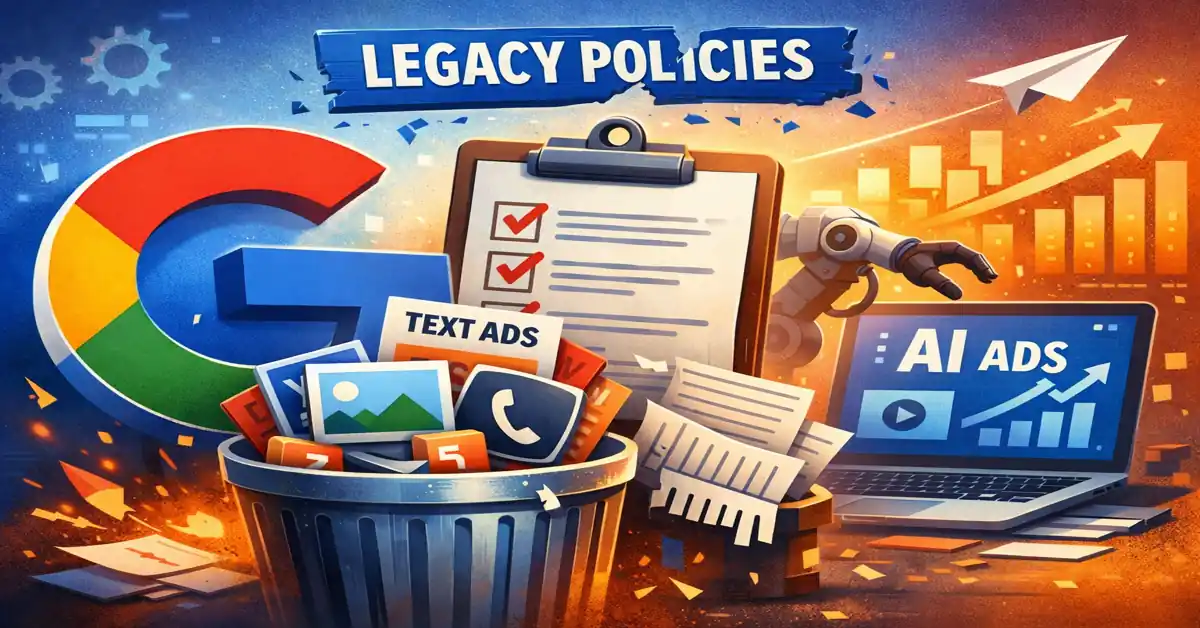 Google Retires Legacy Ad Format Policies in Major Cleanup