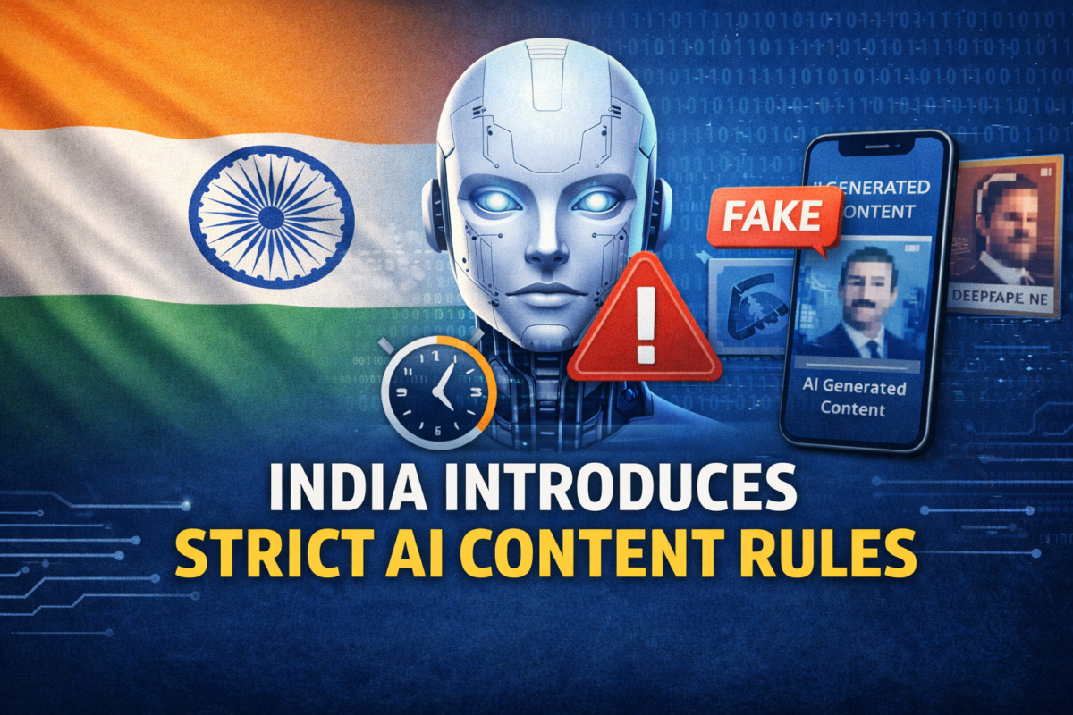 India Introduces Strict AI Content Rules