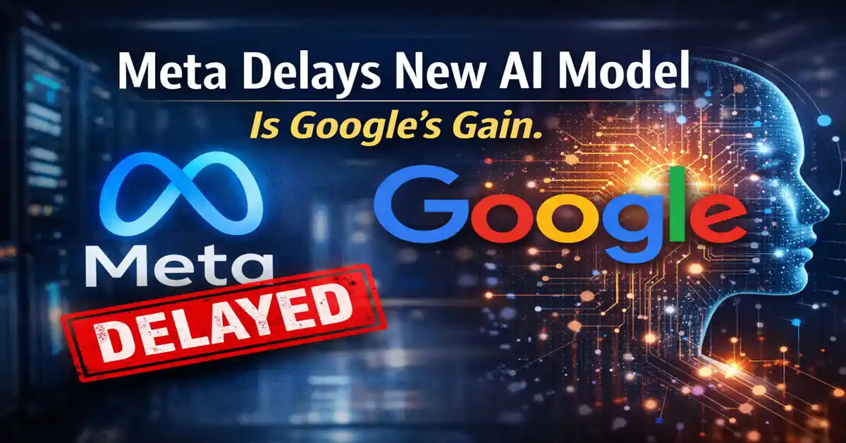 Meta Delays New AI Model. Its Loss Could Be Google’s Gain