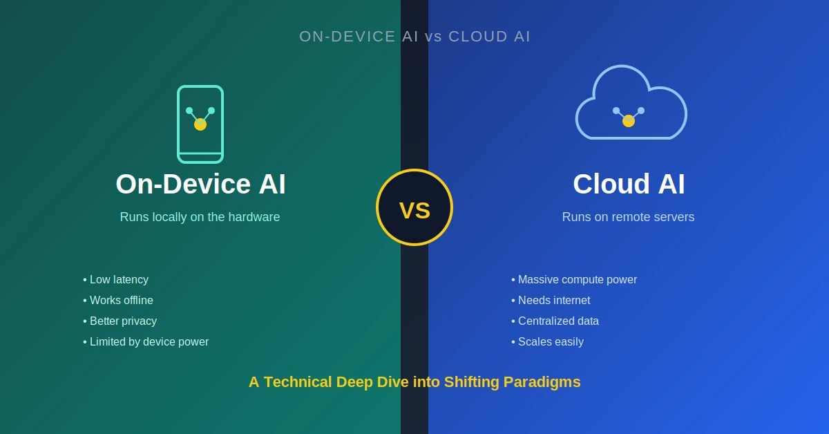 On-Device AI vs Cloud AI: A Technical Deep Dive into Shifting Paradigms