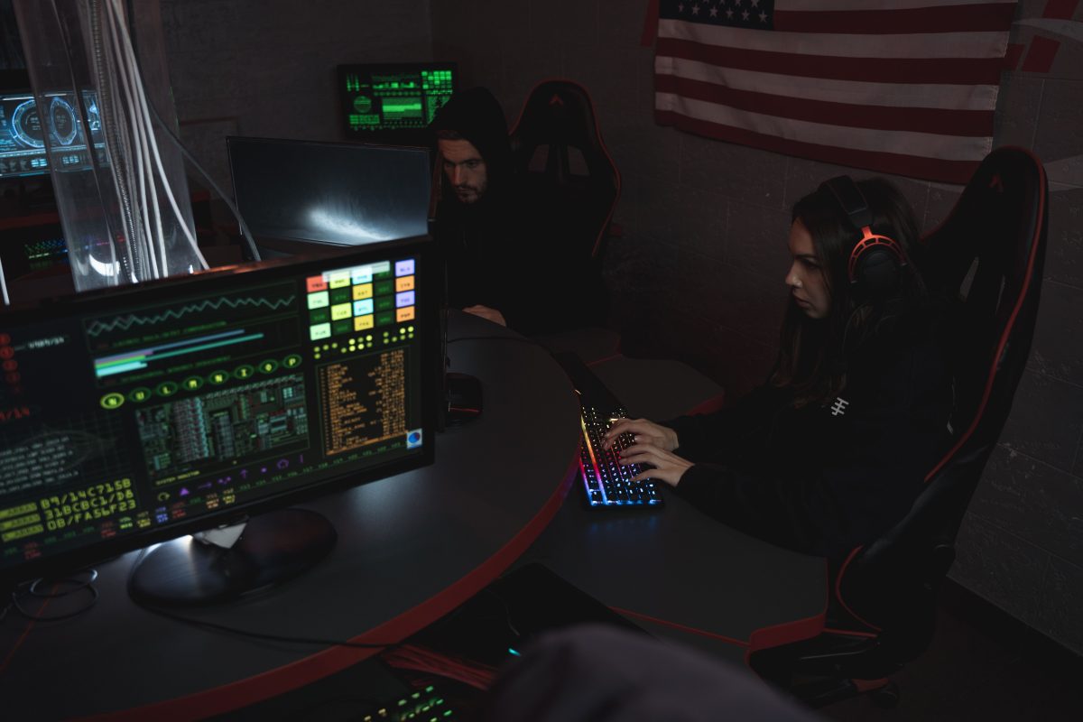 A cybersecurity professional monitoring a web application for malicious activity.